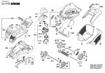 Bosch 3 600 HA4 206 Rotak 1700-40 R Lawnmower 230 V / Eu Spare Parts